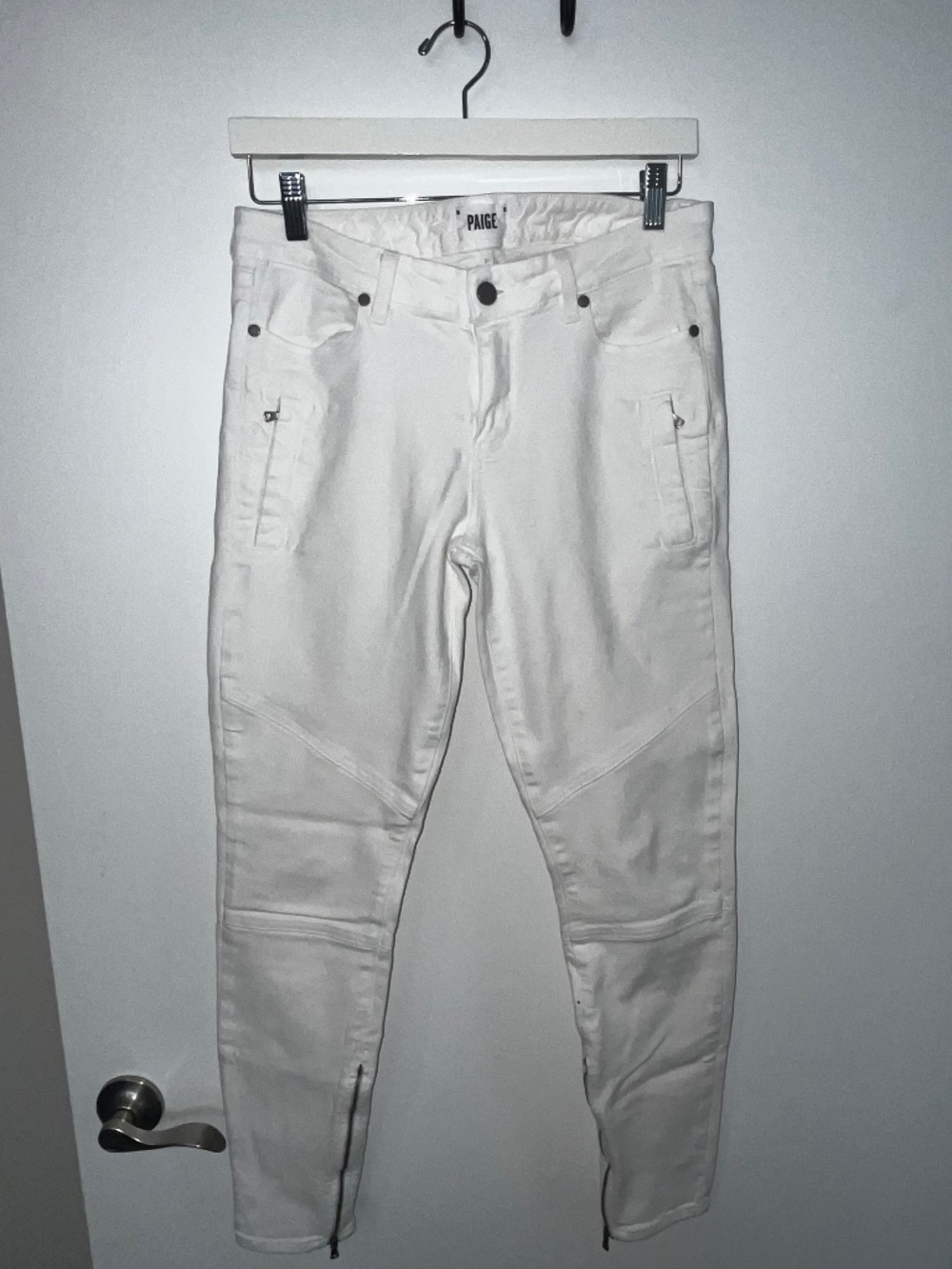 PAIGE White Marley Denim Jeans - 31